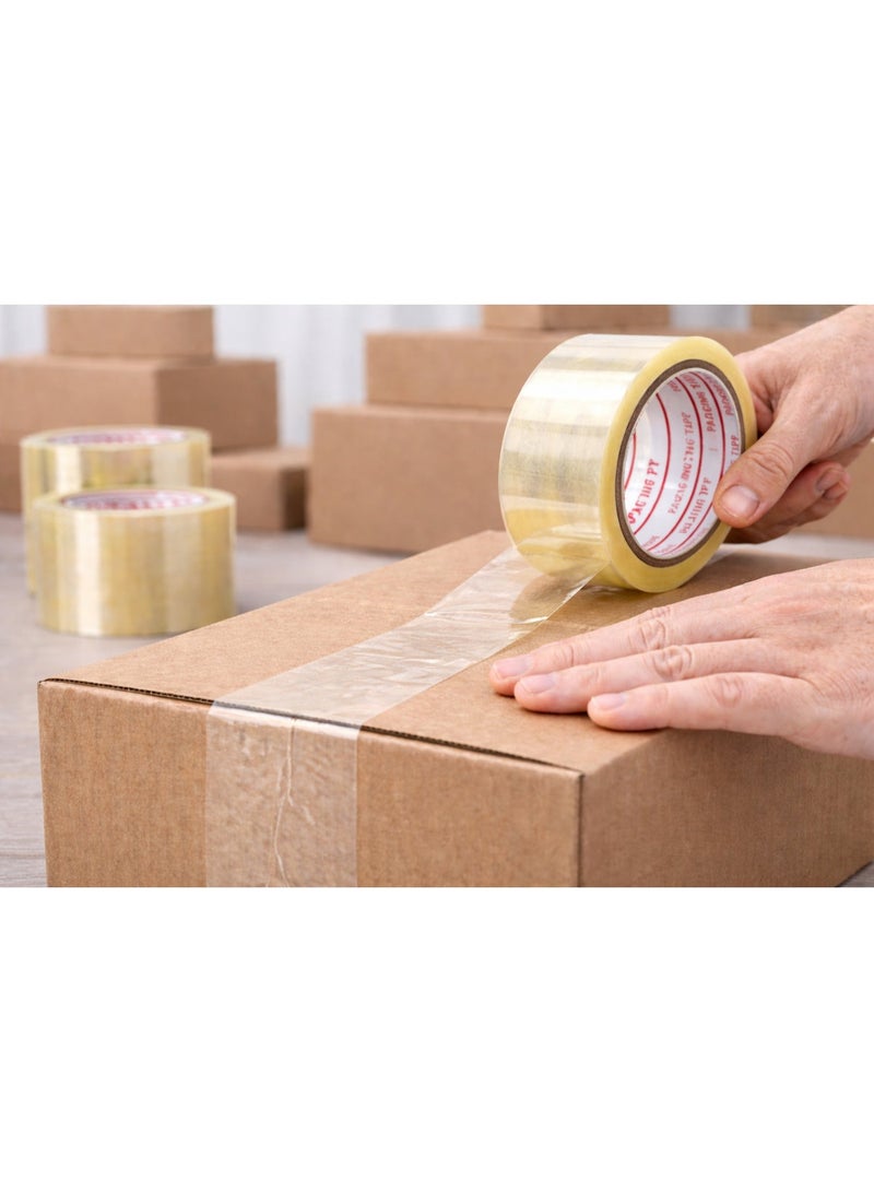 ROCO Clear Heavy Duty Packaging Tape – 48 mm × 100 Yards – Strong Adhesive Seal - Image 3